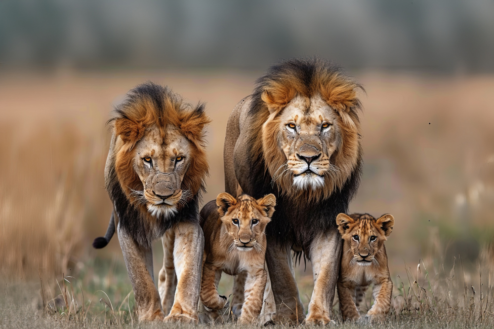 Lion in Serengeti National Park